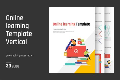 Online Learning Template Vertical 763128 Powerpoint Design Bundles