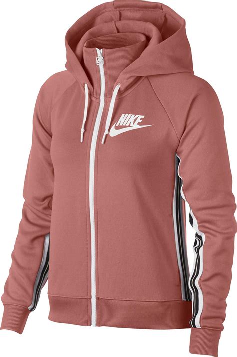 Nike Womens Sportswear Full Zip Tracksuit Hoodie Size Xxl Pink Tracksuit Women Sports