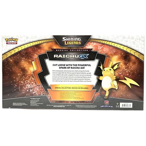 Pok Mon Shining Legends Special Collection Raichu Gx