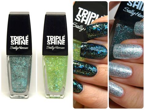 Sally Hansen Triple Shine Nail Polish In Fanta Sea And Scale Up