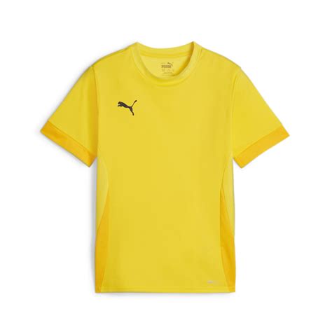 Puma TeamGOAL Matchday Jersey Jr Yellow Urheiluaitta Mattsson