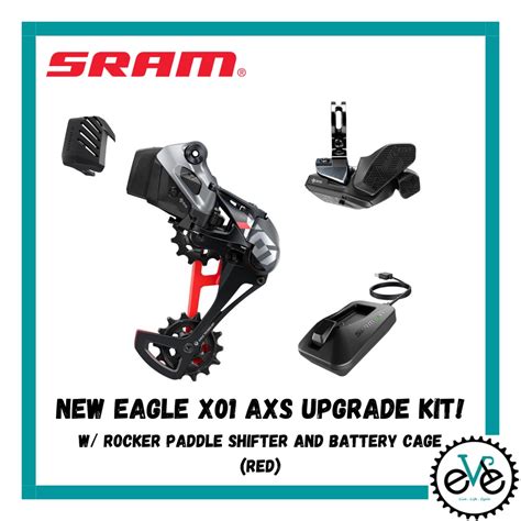 Sram X Eagle Axs Upgrade Kit New With Rocker Paddle Shifter And