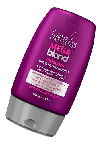 Máscara Forever Liss Matizadora Mega Blond Ultra 140gr Mercadolivre