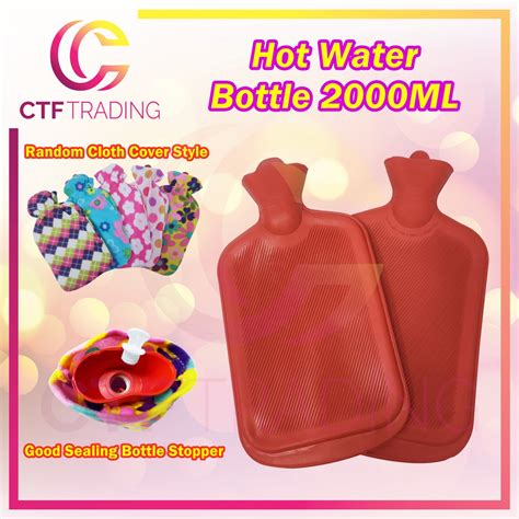 Suncare Hot Water Bag With Cover Hot Water Bottle 2000ml Beg Air