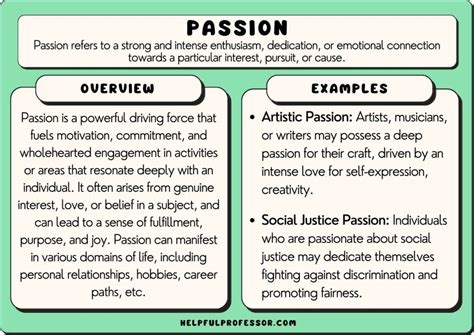 175 Passion Examples What Are You Passionate About Ideas