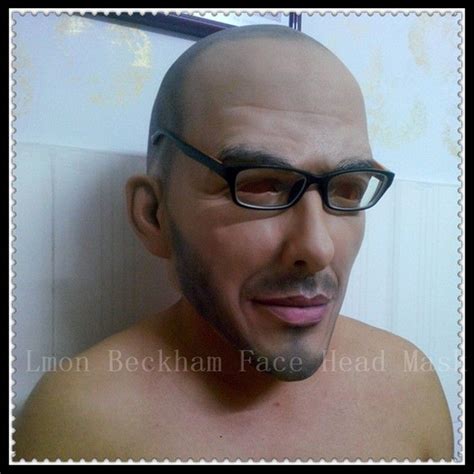 Top Grade Latex Halloween Party Realistic Famous Person Mask Beckham