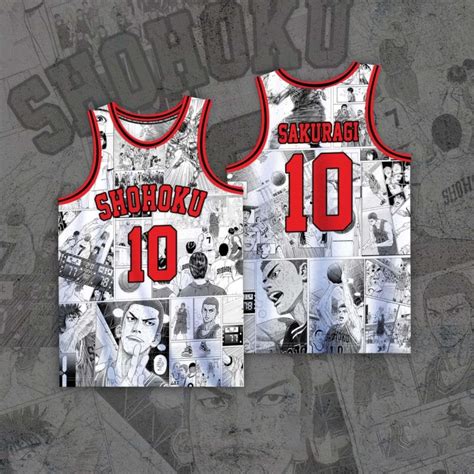 Dunk Shohoku Basketball Jersey Sports Jersey Lazada Singapore