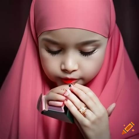 Girl Wearing Hijab Reading A Book On Craiyon