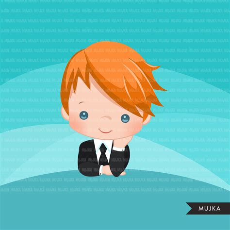 Boss baby clipart toddler with business suit graphics BOYS | Etsy