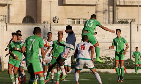 U L Alg Rie S Incline Face Au Maroc Au Tournoi De L Unaf