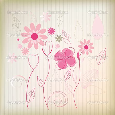 Vector flower background Stock Vector by ©tatiananna 38391321