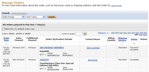 Amazon.com Help: FBA Order Status