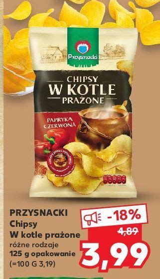 Promocja Chipsy w kotle prażone papryka czerwona przysnacki w Kaufland