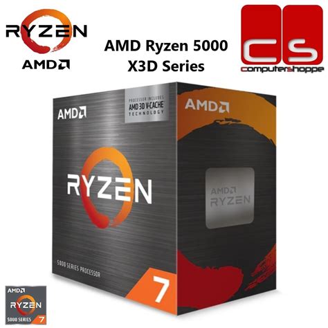 Amd Ryzen 7 X3d 5000 Series 8 Cores 16 Threads Gaming Processor 5700x3d 5800x3d Shopee