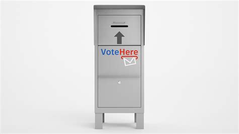 Ballot Drop Box 01 3D - TurboSquid 2116084