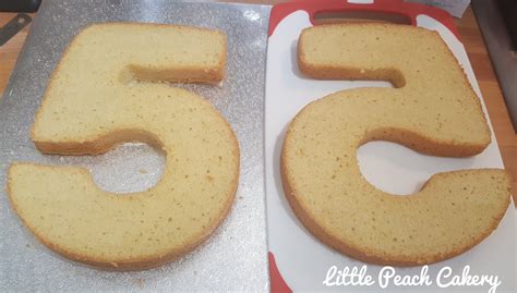 Number 5 cake – Little Peach Cakery