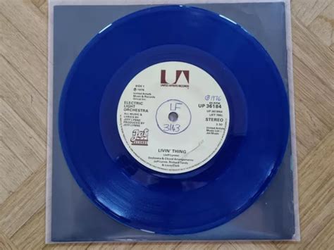 Electric Light Orchestra Livin Thing Uk Blue Vinyl Eur