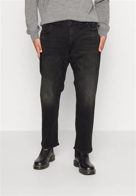 Only And Sons Onsweft Reg Black Jeans Straight Leg Black Denim Zalando At