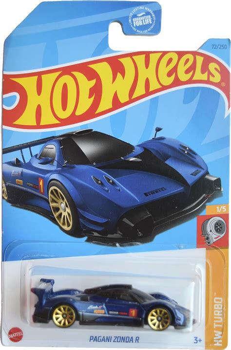 Hot Wheels Pagani Zonda R HW Turbo 1 5 Blue 72 250 Amazon Ca Toys Games
