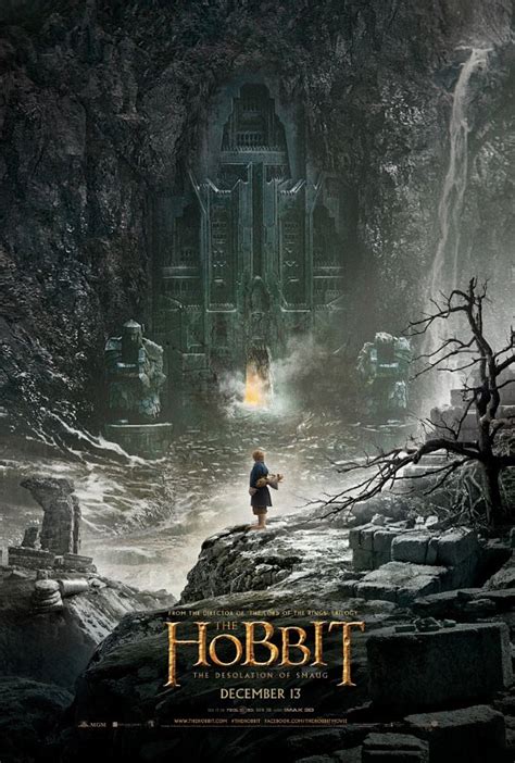 First Poster For Hobbit Desolation Of Smaug Sees Bilbo Baggins Near