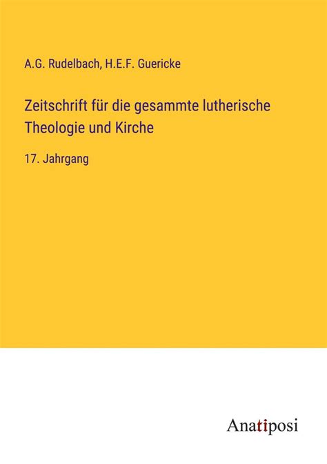 Zeitschrift für gesammte lutherische Theologie und Kirche online