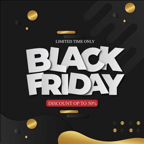 Premium Vector Vector Black Friday Sale Design