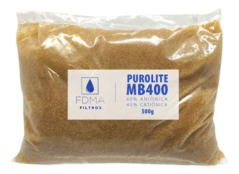 Resina mixta Purolite Mb400 60 aniónica 40 catiónica 500 g