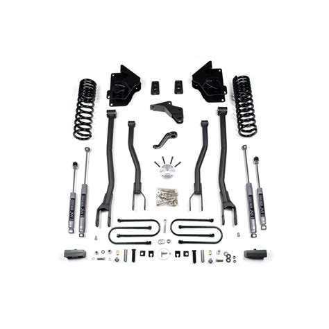 4 Inch Lift Kit w/ 4-Link - Ram 3500 (13-18) 4WD - Gas - Alpine Diesel Inc.