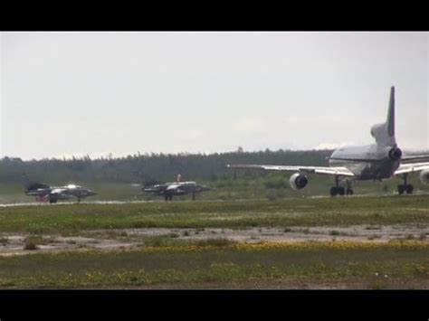 Lockheed L Tristar Panavia Tornados Taking Off Youtube