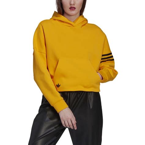 Buy Adidas Originals Womens Adicolor Neuclassics Hoodie Collegiate Gold