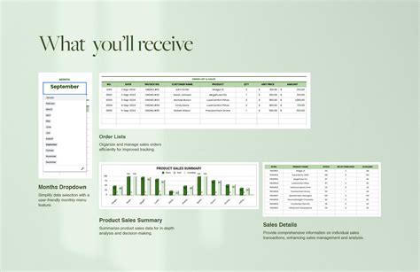 Sales SpreadSheet Template in Excel, Google Sheets - Download ...