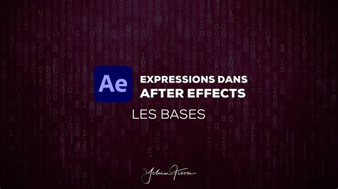 Les EXPRESSIONS Dans AFTER EFFECTS Les Bases YouTube