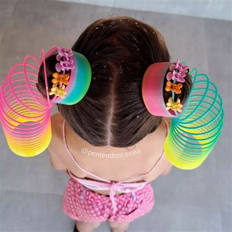 Princesa Cec Liapenteado Infantil On Instagram Penteado Maluco