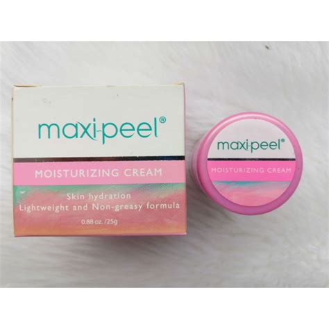 Off Maxi Peel Moisturizing Cream Skin Hydration G Shopee