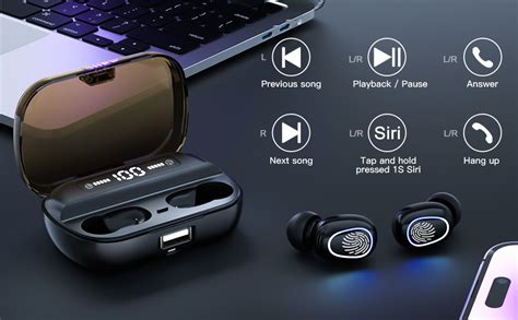 Goscien Wireless Earphones Bluetooth Headphones H Playtime