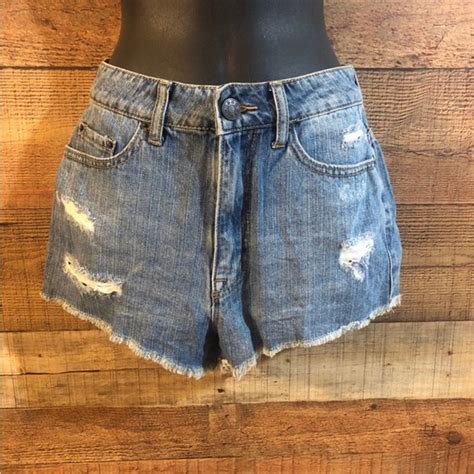 Bdg Shorts Bdg Hi Rise Cheeky Jean Shorts Poshmark