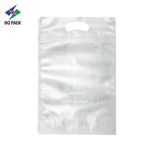 Dq Pack China Packaging Products White Transparent Packaging Bag