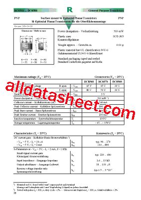 Bc S Datasheet Pdf Diotec Semiconductor