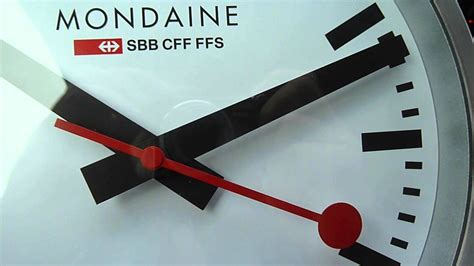 Mondaine Ssb Cff Ffs Wall Clock Youtube