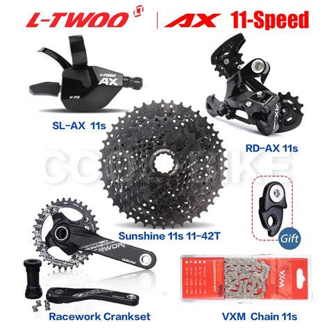 Ltwoo Ax S Groupset Speed Shift Lever Derailleur Sunshine Cassette