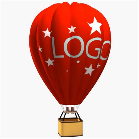 Hot Air Balloon Free D Model Ds Obj Blend Fbx Mtl Free D