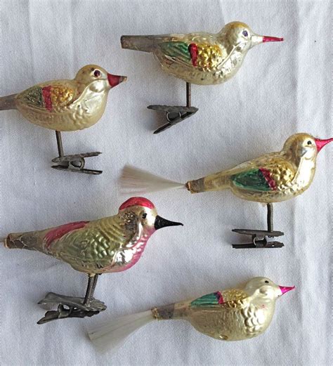 20+ Vintage Bird Christmas Tree Ornaments