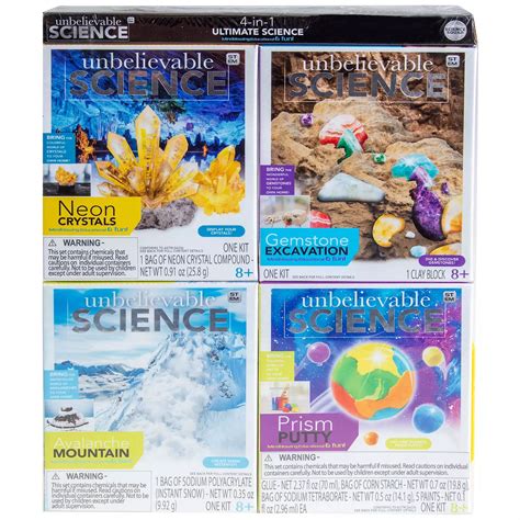 Unbelievable science 4-in-1 ultimate science kit | Rossy