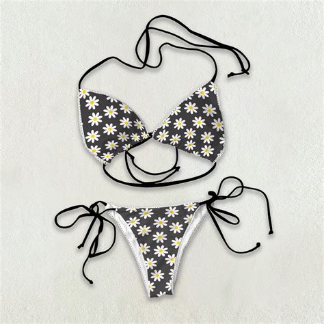 BlueDoba Personalized Custom Personalized Women S String Lace Bikini Set