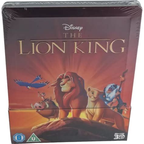 LE ROI LION Blu ray 3D Blu ray SteelBook Zavvi Disney Limitée 2014