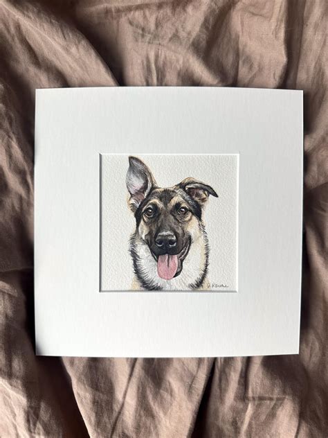 Watercolor Pet Portrait : r/Watercolor