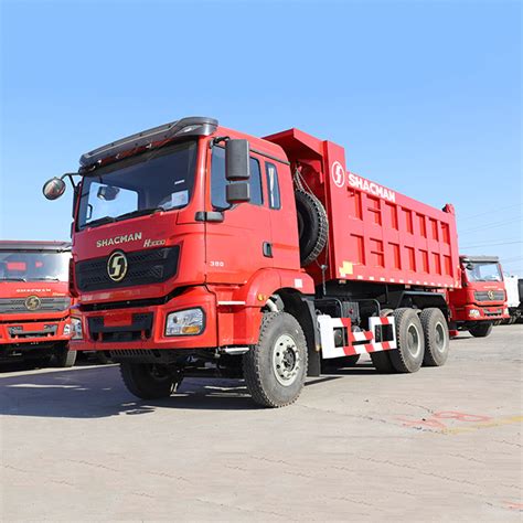 Shacman H3000 Red Dumper Tipper Lorry 6X4 LHD 10 Wheeler Dump Truck