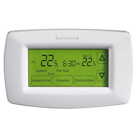 Honeywell 7 Day Programmable Touchscreen Thermostat The Home Depot Canada