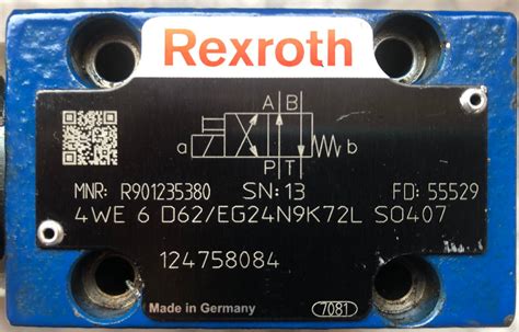 Rexroth R901235380 4WE6D62/EG24N9K72L 24VDC | eBay