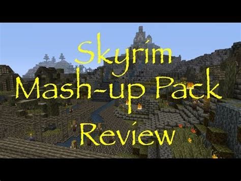 Minecraft Skyrim Mash-Up Pack Review - YouTube